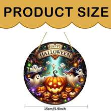 2D Flat, 1pc Vintage Halloween Pumpkin & Ghost Catcher Light, 2D Flat Acrylic Sign Plate, Suitable For Bar, Living Room, Party, Office Decor, Window, Porch, Wall Home Hanging Home Decor Room Decor Halloween Decor