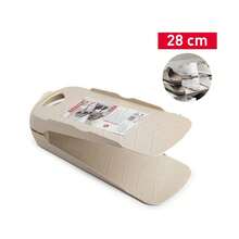 ZYLX SHOPPING – Pack 2 Organizadores de Zapatos 28 cm Negro o Beige Ahorra Espacio - Beis - Ver 2