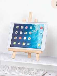 1 pieza Caballete de escritorio mini/mediano/grande, Caballete de pintura para niños de madera, Soporte de exhibición de marco de pintura digital al óleo, Soporte para tablero de pintura, Caballete triangular, Tablero de notas, También adecuado para soporte de teléfono/tableta