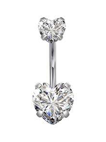 CIZME Belly Rings Short Bar Belly Button Rings Short Belly Button Ring Stainless Steel Belly Rings For Women 6mm Belly Button Rings Navel Rings Belly Button Piercing Jewelry 6mm, 1/4 Inch Short Belly Button Rings 14G 6mm Stainless Steel Short Belly Navel Button Rings For Women Men - Silver - View 56