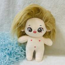 1pc/20cm Human Doll/Celebrity Doll/DIY Plush Doll - Requires You To Dress Up The Doll/Put On The Clothes You Made For Her - Can Be Used As A Wedding, Birthday Gift Or Collectible - Multicolor - View 13