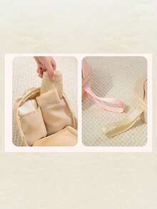 1 Pc Bra Storage Bag, Round Underwear Storage Bag, Travel Underwear Storage Bag, Intimate Clothing Storage Bag, Baby Clothes And Socks Storage Bag, Home Bra Storage Bag - Very Suitable For Travel, Home, Outdoor, Travel Storage, Zipper Opening And Closing, Can Be Held Or Hung, Lightweight And Portable, Can Be Hung Anywhere