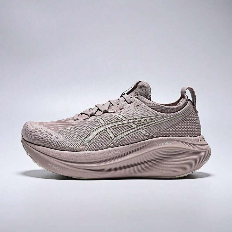 女款 ASICS GEL-NIMBUS 27 低帮跑步鞋 1012B753-702 - 棕色 - 查看 1