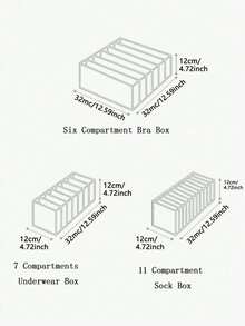 3pcs/Set Underwear Drawer Organizer Storage Box Foldable Closet Organizers Drawer Divider Storage Boxes For Underpants Socks Bra For Commercial /Hotel Dorm Room Essentials Clothes Organizer Closet Organization And Storage Bedroom, Underwear Drawer Storage Box, Underwear Storage Box, Wardrobe Storage Box And Storage Box, Mesh Drawer Storage Box