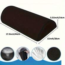 Orthopädisches Beinpositionierungskissen für Rücken- und Seitenschläfer, Memory-Schaum Halbmond-Bolsterkissen für Knie- und Knöchelstützung, Beinelevationskissen zur Linderung von Lumbenschmerzen, für Rekonvaleszenz nach Operationen, Ischias-Komfort - ideal für Erwachsene, Senioren, Schwangere (tolles Geschenk zum Muttertag, Vatertag)