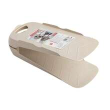 ZYLX SHOPPING – Pack 2 Organizadores de Zapatos 28 cm Negro o Beige Ahorra Espacio - Beis - Ver 3