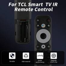 全新替换 RC902N FMR1 遥控器适用于 T&CL 安卓电视 65X925 50P725G 55C728 X925 75H720 40S330 32S330 43S434 50S434 55S434 65S434 70S430 75S434 - 黑色 - 查看 6