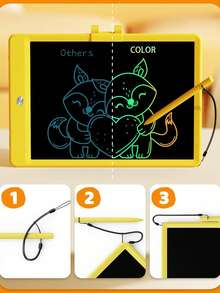 RSP Tableta de escritura LCD de 10 pulgadas, pizarra de dibujo, tableta de garabatos para niños, pizarra de escritura a mano, pizarra de escritura electrónica, adecuada para niños y niñas de 3 a 8 años, incluye bolígrafo y cuerda, pantalla borrable para reutilizar, suministros de aprendizaje de dibujo y escritura para el hogar, regalo para niños y niñas, cumpleaños, Halloween, Navidad - Multicolor - Ver 13