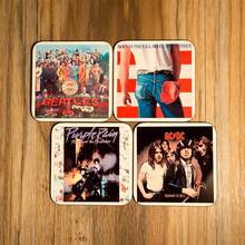 1 Set Customized Album Cover Drink Coasters, Choose Any Album To Create A Beautiful Coaster Set, Great Gift For Music Lovers, Christmas Gift, Customized Coasters - Multicolor - View 5