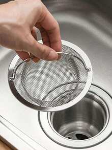 1/2/5件套、厨房水槽滤网、不锈钢水槽排水滤网、厨房配件、适用于大多数水槽排水口的食物收集器、厨房水槽篮式过滤器、厨房装饰、厨房小工具、浴室小工具、浴室配件、浴室地漏、排水塞