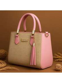 Lorena Vitoria Women's Crossbody Bag Side Bag - 淺粉色 - 查看 4