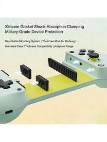 GAMESIR X5 Lite Multi-Mode Game Controller With Console-Grade Non-Slip Grip, Hall Effect Magnetic Joystick, Zero Dead Zone, And Type-C High-Speed Port, Cyan - Blue - View 4