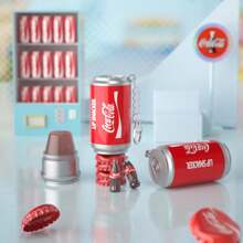 LIP SMACKER 可口可乐合作罐装润唇膏，水果汽水味，保湿滋养唇彩，彩色润唇膏，适合作为礼物送给朋友和家人，带挂链，圣诞礼物 - LIPSMACKER - 經典可樂味 - 查看 3