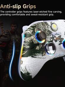 Manette de jeu sans fil 2,4 G EasySMX X15 pour PC et multiplateforme avec bouton de vibration/tir, contrôleur Bluetooth amélioré avec joysticks/gâchettes à effet Hall et éclairage RVB - sans dérive de stick, sans zone morte - compatible PC, PS3, Windows, Android, Steam et Switch