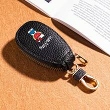 Sanrio Bolsa para llaves de coche mini con estampado de Hello Kitty para hombres y mujeres, bolsa de almacenamiento de llaves de General Motors, llavero creativo y de moda con decoración mínima, monedero mini, cartera, monedero