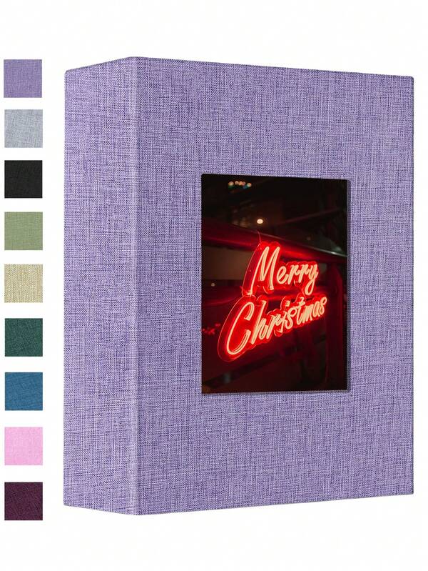 Photo Album 4x6-200 Photos Linen Cover Photo Books With 200 Horizontal Pockets,Slip-In Picture Albums For Family Wedding Anniversary Baby Vacation Pictures,Ideal Gifts For Family Travel Wedding Baby