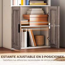 HOMCOM Filing Cabinets - White - View 3