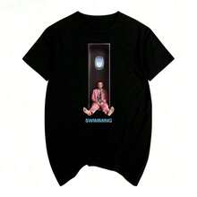 Fashion-Little Mermaids Ariels Tattoo Style Portrait T-Shirt - màu đen - Xem 1