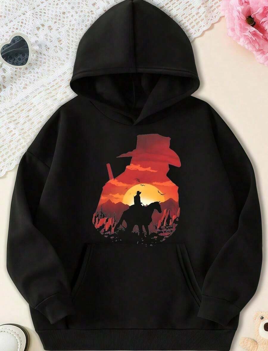 2026Hoodie Uicideboy Collage:Grunge Printed Rap Hoodie,Gift For HalloweenLoose And Comfortable-Celebraciones Navideñas - 黑3 - 查看 1