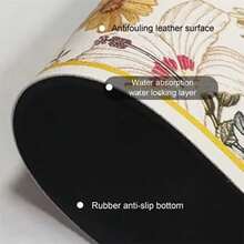 Alfombrilla para grifo a prueba de salpicaduras para fregadero de estilo Retro, alfombrilla absorbente para cocina, alfombrilla para mesa, lavabo, alfombrilla protectora impermeable para baño - GZN1 - Ver 3