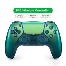 PlayStation PS5 DualSense Wireless Controller With Immersive Tactile Feedback And Adaptive Triggers. Futuristic Light-Sensitive Strip Design. Optimized For High-Energy Gaming. Solid Color Duck Green. - Pure Colorful Duck Green - View 6