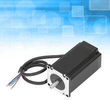 Motor paso a paso Nema 23 de 1,8 grados y 3 Nm, digital, de bajo ruido, para impresora 3D, láser y máquina CNC - Negro - Ver 3