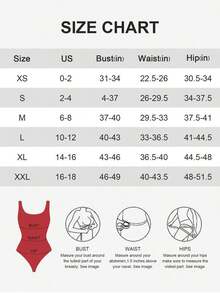 1pc Women Seamless Shaping Bodysuit With Thong Bottom, Slimming Bodyshaper Tummy Control Flat Belly Sheath Jumpsuit Shapewear Waist Trainer Shaper - 紅色 - 查看 7