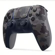 PlayStation PS5 DualSense Wireless Controller With Immersive Tactile Feedback And Adaptive Triggers. Futuristic Light-Sensitive Strip Design. Ideal For High-Energy Gaming Gear. Dark Gray Camouflage Finish. - Dark Gray Camouflage - View 2