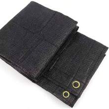 3x10Ft Balcony Privacy Screen, Apartment Railing Cover Sunshade Wind, Outdoor Privacy Fence Screen Patio, Terrace, Porch Poolside Black - 4x10 英尺 + 黑色 - 查看 5