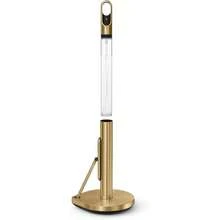 Simplehuman Standing Paper Towel Holder With Spray Pump, Brass Stainless Steel - Brass Stainless Steel - View 6