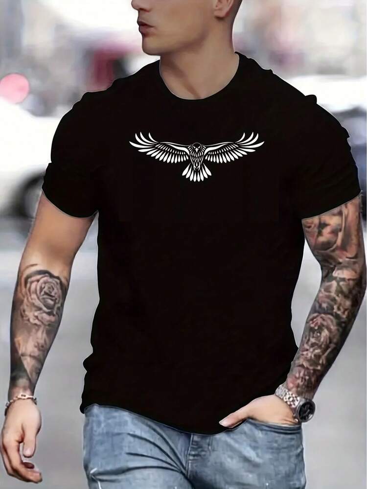 Men T-Shirts - Black - View 1