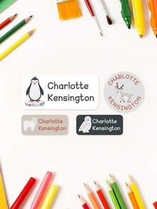 Custom Daycare Labels | Labels | School Supply Stickers | Waterproof Labels | Personalized Name Labels Back To School, Custom Name Labels, Waterproof Name Sticker Label Vinyl, Name Tags School Labels, Daycare Labels, Camp Labels