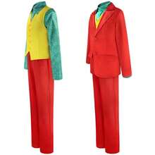 Halloween Clown Costume Set - Jacket + Vest + Shirt + Pants
