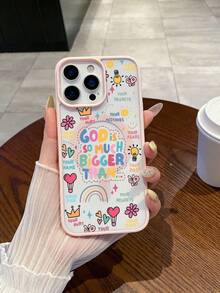 1 funda magnética para iPhone 16 Pro Max con diseño coronas corazones arcoíris ,color rosa macarrón, compatible con carga magnética, compatible con iPhone 11, 12, 13, 14, 15, 16 Pro Plus, Pro Max y 16e. - Rosa - Ver 1
