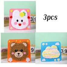 1/3/12pcs Perlengkapan Jahit Tema Hewan untuk Pemula - 4pcs Alat dan Bahan, Set Pembuatan Boneka dan Dekorasi Buatan Tangan Kreatif - MultiWarna - View 26