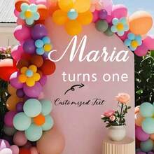 Happy Birthday Decal For Balloon Arch,Balloon Arch Backdrop Decorations,Happy Birthday Party Decorations, Happy Birthday Decal Sign For Arch Ideas,Home Harmony