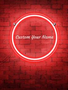 1 szt. DIY niestandardowy neonowy znak z nazwą do dekoracji ściennej, zasilany przez USB, grawerowane światło artystyczne 3D, prezent na przyjęcie świąteczne dla dzieci, dziewcząt, neonowe światła LED z grafiką 3D do firm, kawiarni, restauracji, hotelu