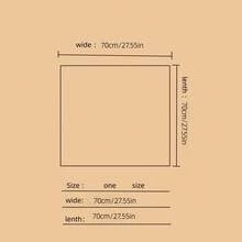 Women's Large Square Scarf - Soft Pink And White Shell Print With Turquoise Blue Edges - 26.77inch Four Seasons Scarf, Shawl, Headscarf, And Hair Accessory - Provides Elegant Everyday Style For Beach Outfits, Parties, And Casual Wear - Lightweight And Warm - Available Colors: Pink/Blue/Purple/Black, Beach Scarf, Women's Mini Scarf, Women's Neck Scarf, Beautiful Scarf, Women's Headscarf - 粉紅色 - 查看 5