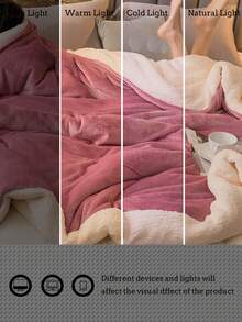 Soft & Lightweight Fleece Blanket - Plush Lamb Wool Blanket With Zipper, Suitable For Bedroom, Guest Room, Sofa, Machine Washable