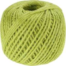 JubileeYarn Crafty Jute Twine Cord, String For Artwork, DIY Crafts, Gift Wrapping, And Gardening - 675 Feet (205 Meters), 2mm Thick - White - 3 Balls