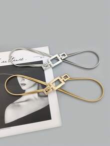 1 قطعة سلسلة معدنية مرنة للخصر للنساء، مناسبة للارتداء اليومي مع الفساتين والمعاطف في الصيف والمدرسة والخريف وعيد الهالوين