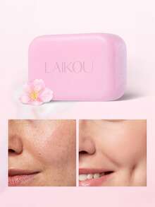 LAIKOU 4块日本樱花香皂，每块90克，保湿舒缓，适合日常沐浴、护肤、SPA等。 - 4pcs - 查看 3