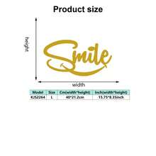1 pezzo Decorazione da parete artistica e personalizzata con testo, facile da appendere, adatta per soggiorno, camera da letto o studio, migliora l'estetica dello spazio, rompe facilmente l'atmosfera noiosa, irradia sole e gioia, regalo ideale per vacanze, Natale, Ognissanti