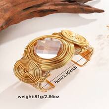 纯手工重工珠子编织、绕线、铝丝拉伸、塑料树脂、米博、西亚、中东、宴会度假、时尚复古流行手链