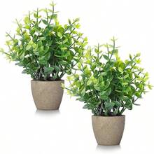 4 Pack Plants Ceramic Artificial Greenery Potted Plants Home Decor Office Decor Room Decor Farmhouse Decor Indoor Table Bathroom Decor