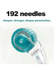 1pc Stainless Steel Leather Roller, 0.3 Mm Needle Length, Stainless Steel And Plastic, Fragrance-Free, Manual For Skin, Beard And Hair Care.