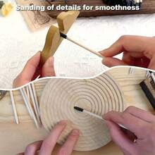 10/20 Sanding Sticks, Double-Ended Sanding Strips, Matchstick-Thin Polishing Rods Ideal For Sanding Plastic Models, Wooden Hobby Items, And More. Precision Detailing And Versatile Use. Suitable For Plastic Modelers And Woodworking Enthusiasts. Woodworking Tools, Hobbyist Tools, Model Sanding, Compact Design, High-Precision Tools, High-Quality Abrasives, Reclaimed Wood, Detail Sanders, Multi-Purpose Sandpaper, Crafters, Carpenters. - Multicolor - View 5