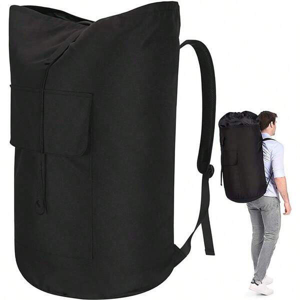 Extra-Large Laundry Bag Backpack, 115-Liter Laundry Backpack With Padded Shoulder Straps, Durable Travel Laundry Bag, Ideal For College Dorms, Apartments, And Laundry Baskets