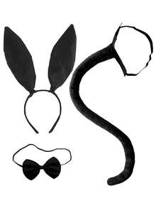 D EXCEED 1/2/3/5/6 chiếc Băng đô tai thỏ Phục sinh Phụ kiện hóa trang tiệc Halloween cho nữ - nhiều màu - Xem 11