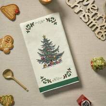 2 piezas Elegantes Toallas de Cocina con Árbol de Navidad Verde, Decoración Navideña, Regalo de Navidad, Super Suaves y Absorbentes Paños de Cocina, Toallas de Té para Cocinar y Hornear, Trapos de Cocina, Toallas de Mano, Decoración de Cocina, Regalo para Vecinos, Regalo para Mamá, Regalo de Cumpleaños, Regalo de Inauguración de Casa para Amigos, Accesorios de Cocina, Decoración, Artículos Esenciales para el Hogar